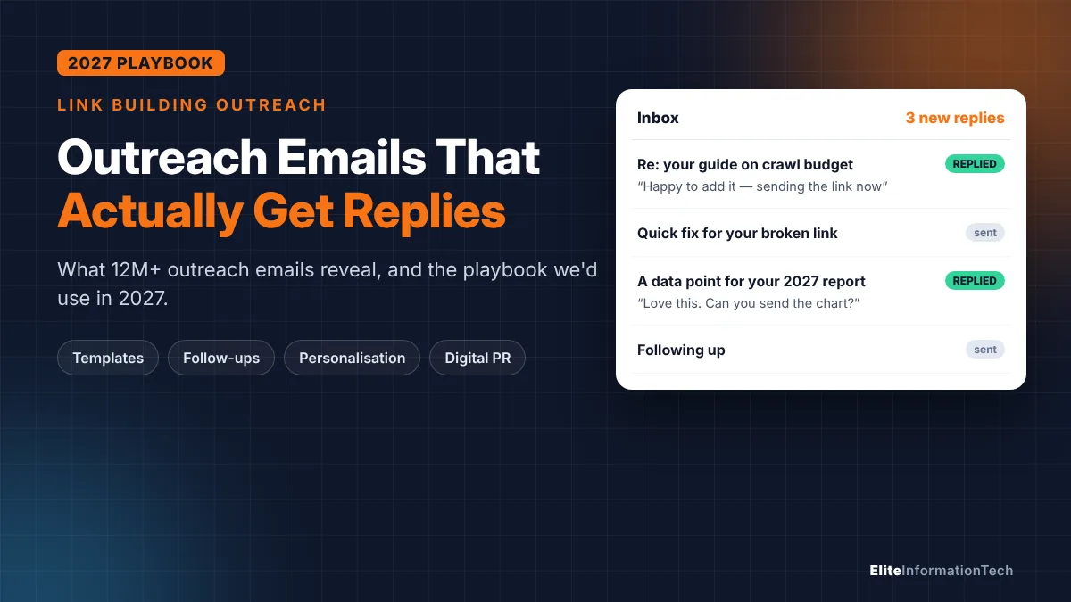 Link Building Outreach That Gets Replies: The 2027 Playbook