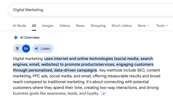 Digital Marketing
