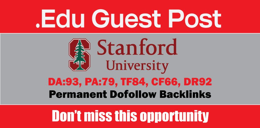 Publish Your Article On Stanford Da93, Dr92 Dofollow Link