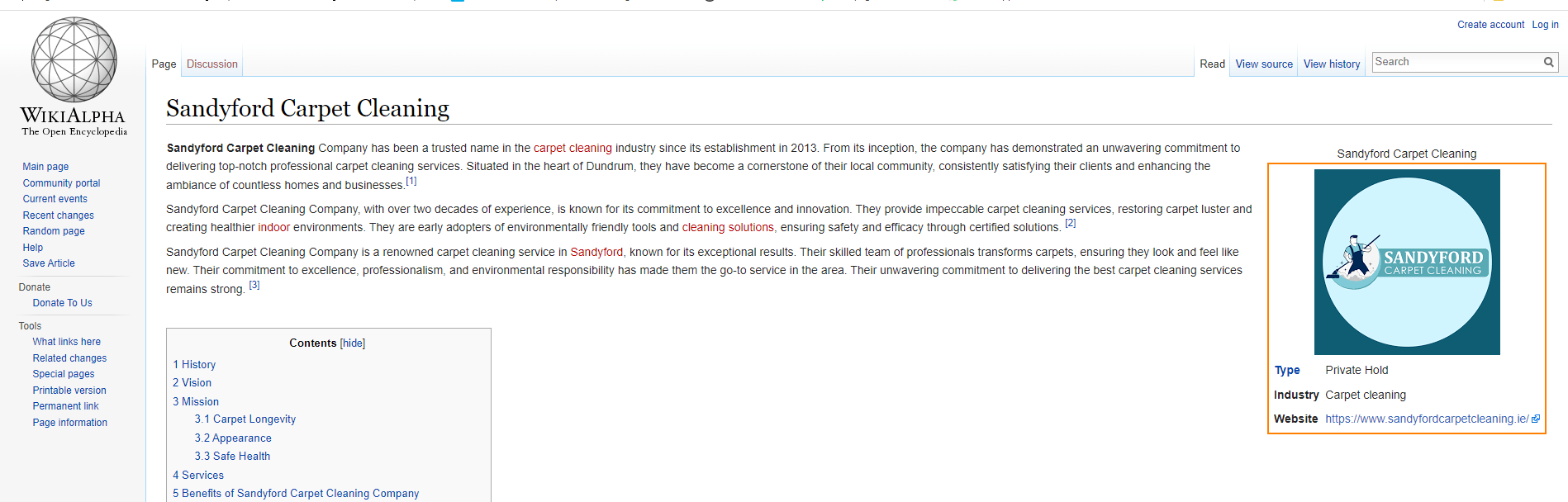 Create An Approved Wikialpha Wikipedia Page For You Or Your Company