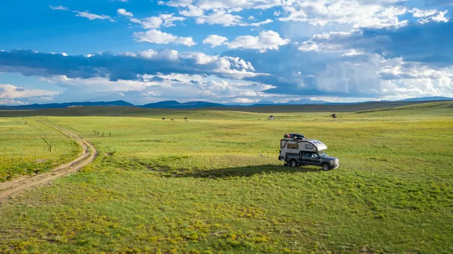 Campground in a scenic setting