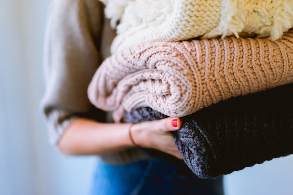 Folded clothes