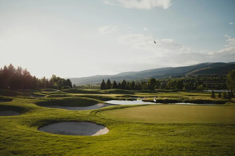 Golfers walking the course