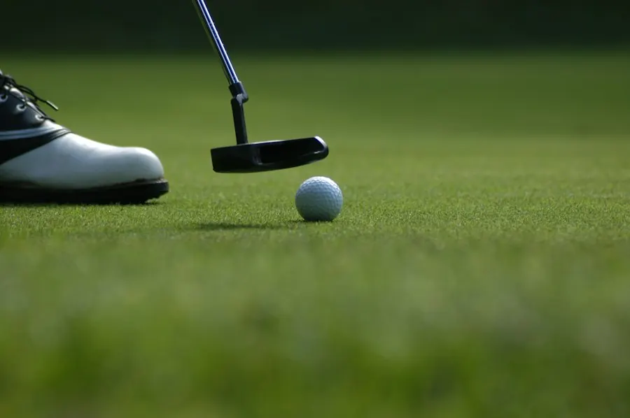Golfer on the course