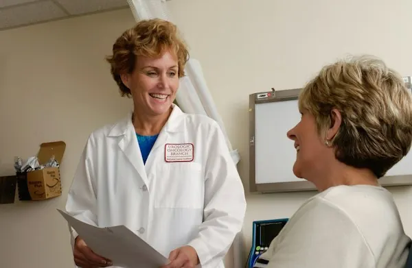 Doctor with a patient