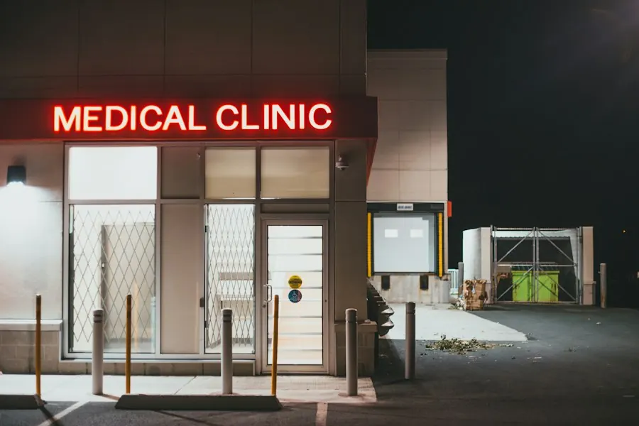 Clinic entrance