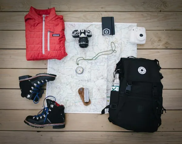 Hiker with a backpack
