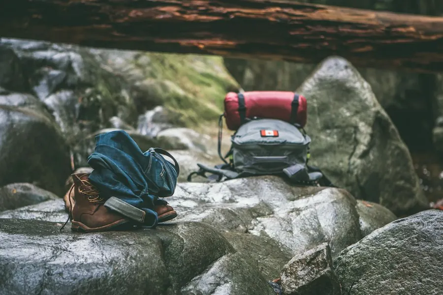 Adventurer outdoors