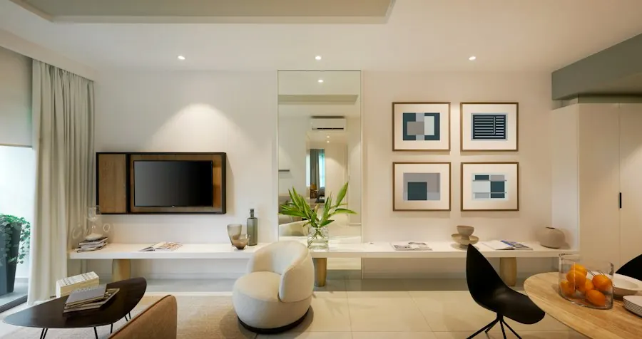 Bright home interior