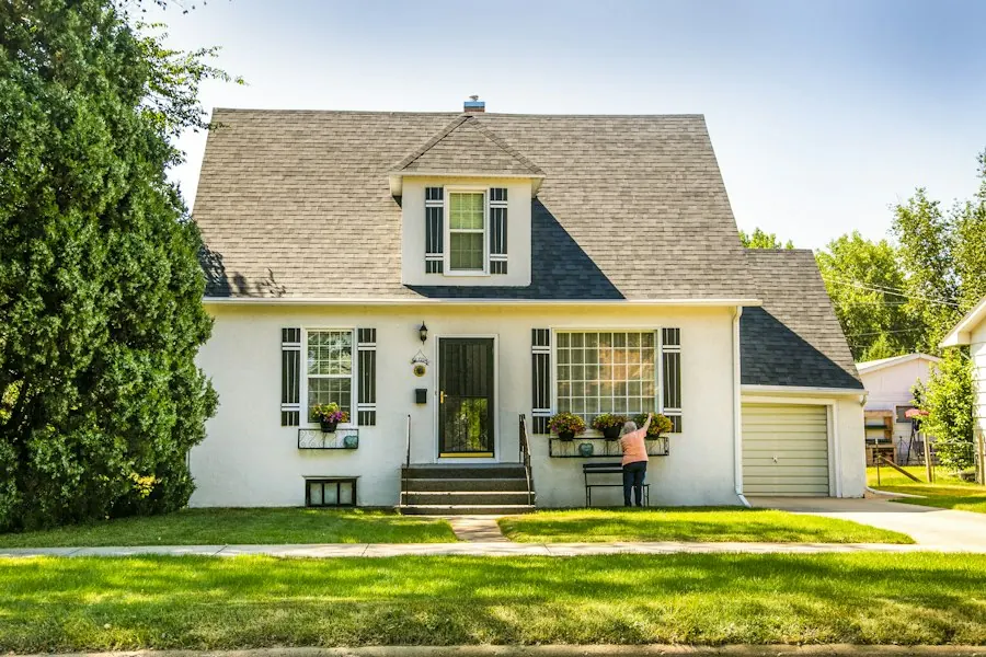 Family house front