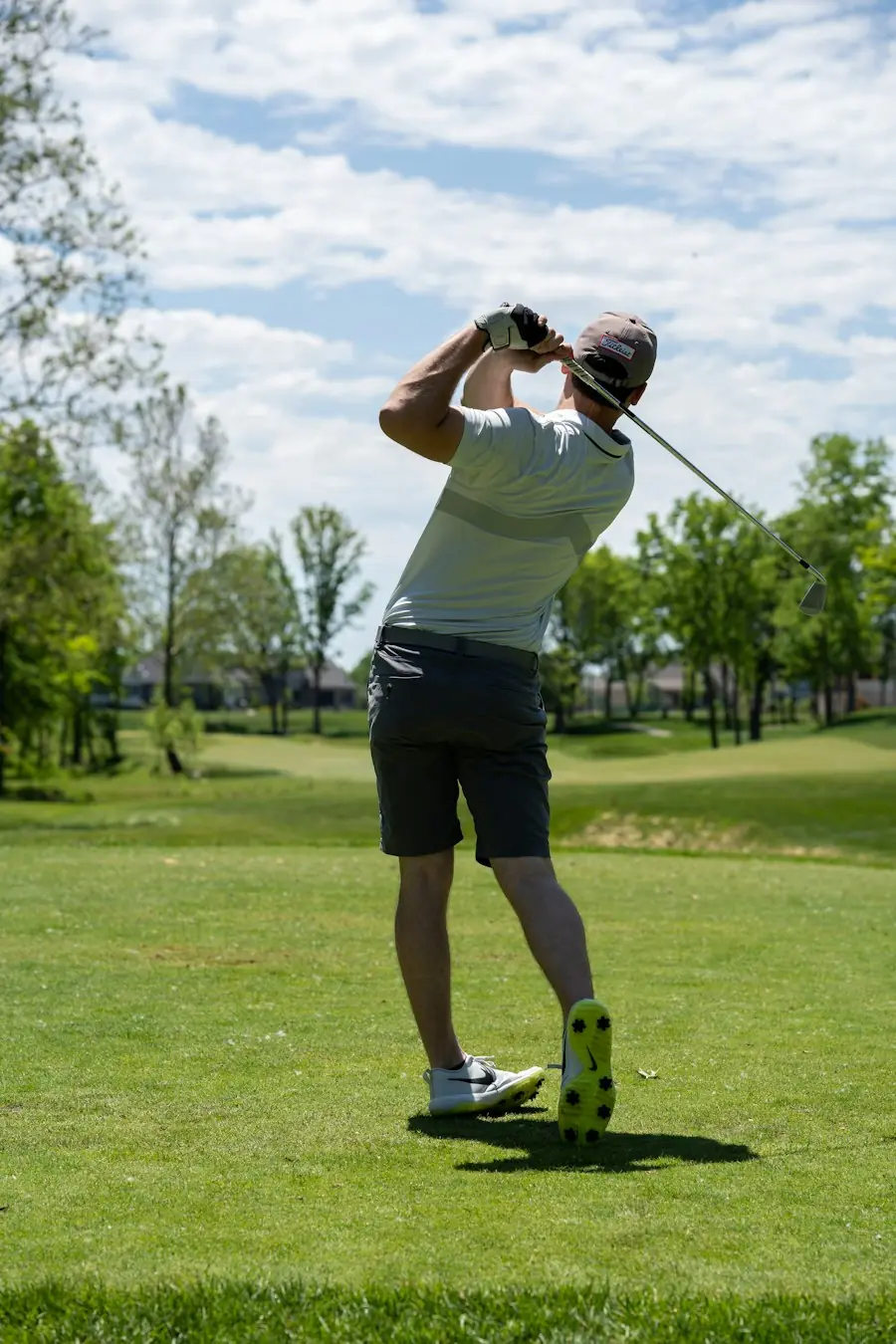 Golfer on the course