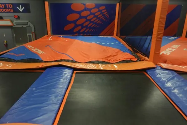 Trampoline and play park