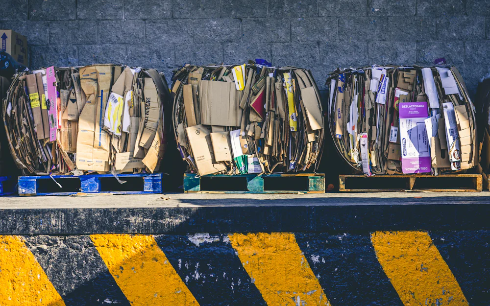 Baled recyclables