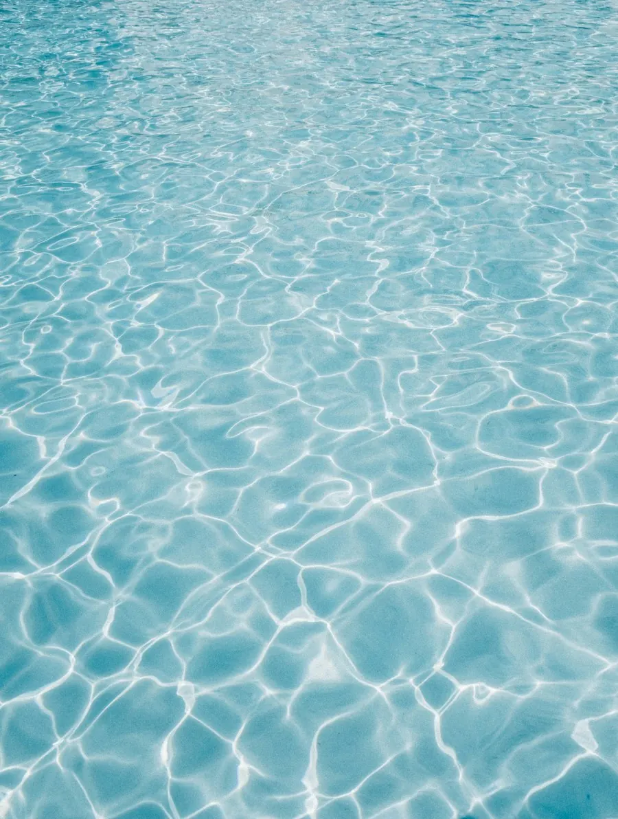 Crystal clear water