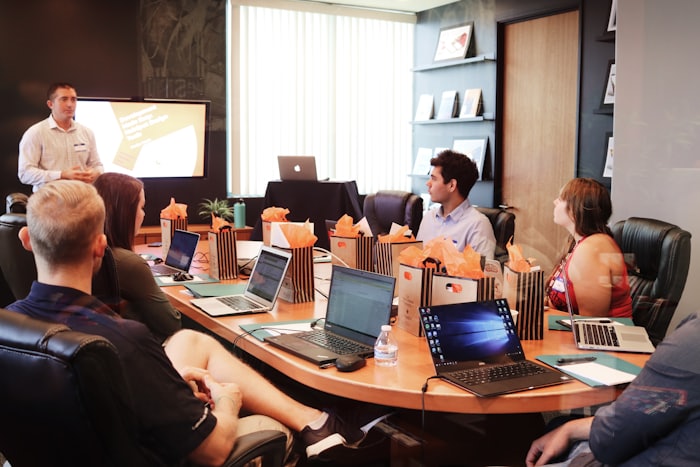 Creative team planning ad concepts