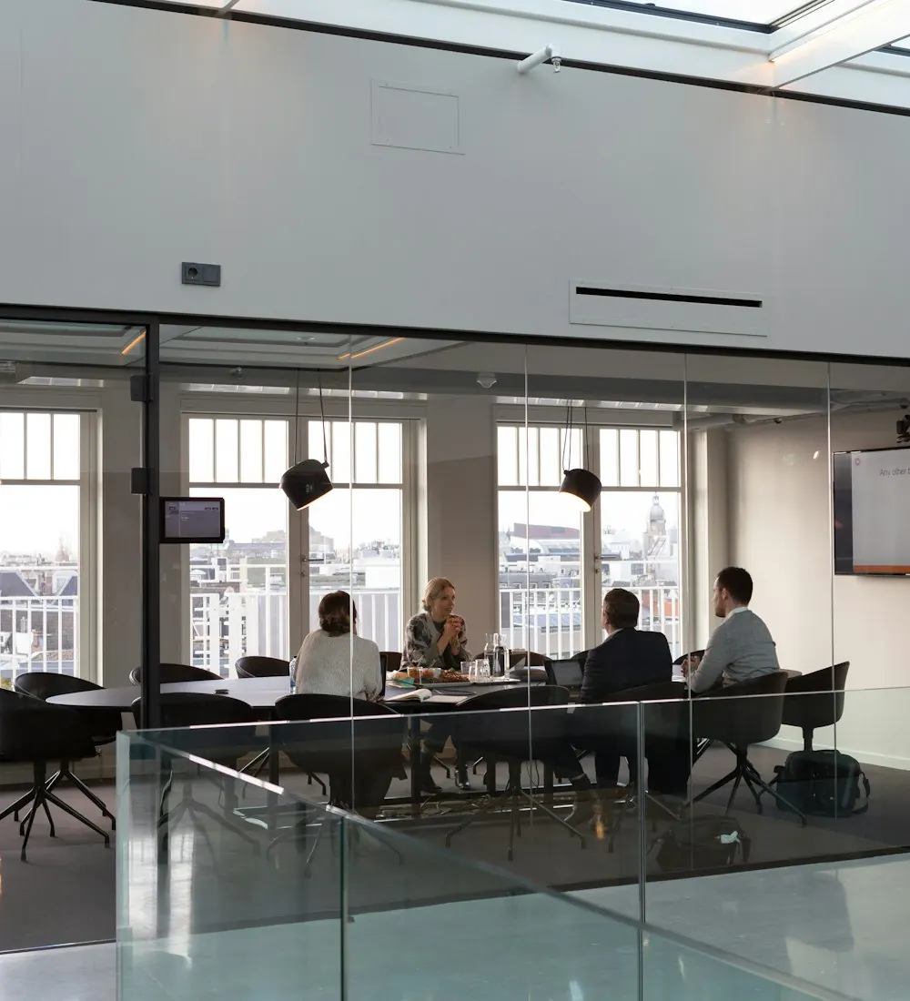 Agency team presenting to a client