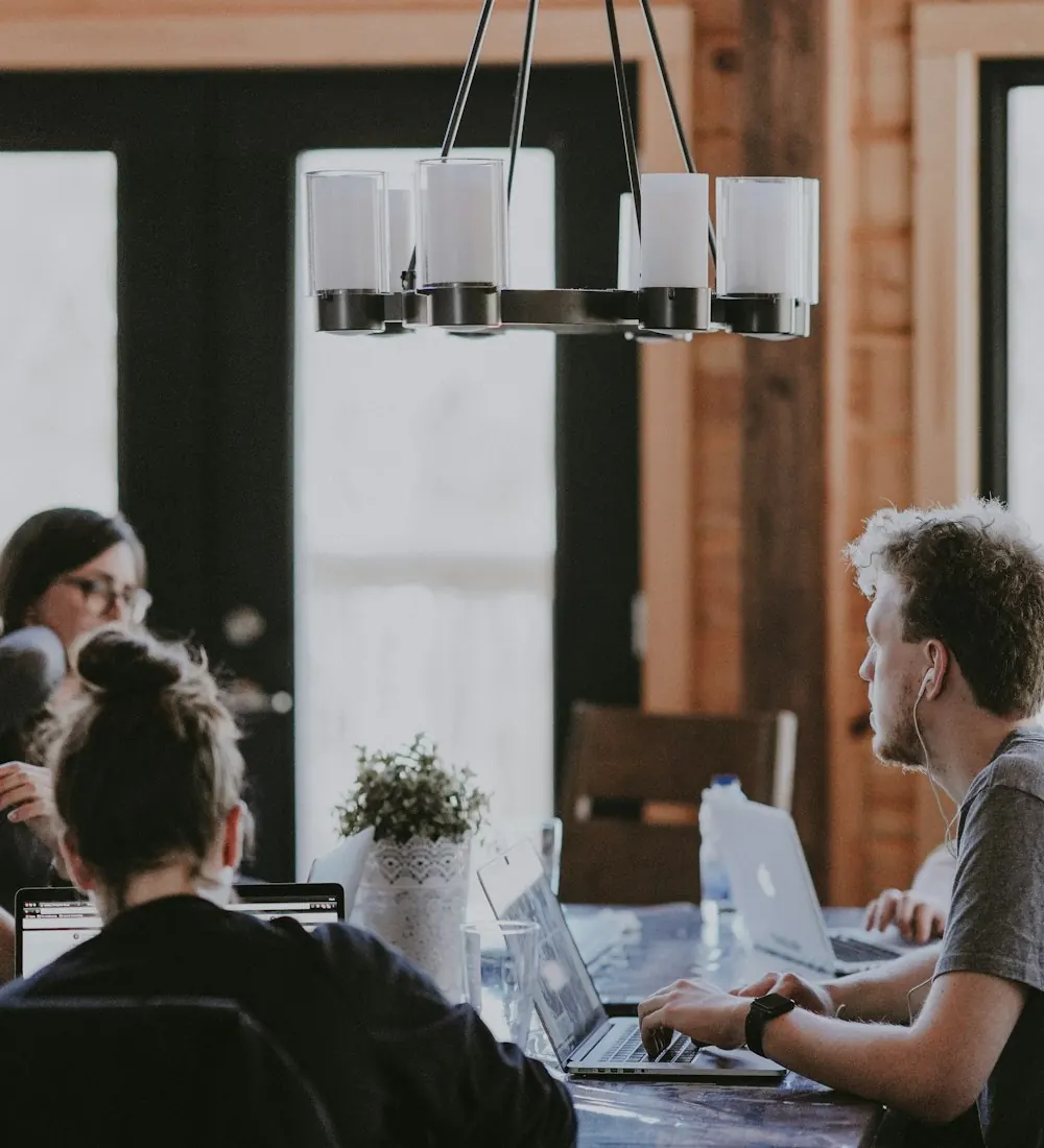 Agency team presenting to a client